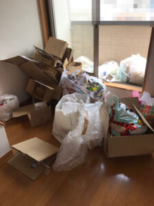 三重県名張市NN様の不用品回収ビフォー01