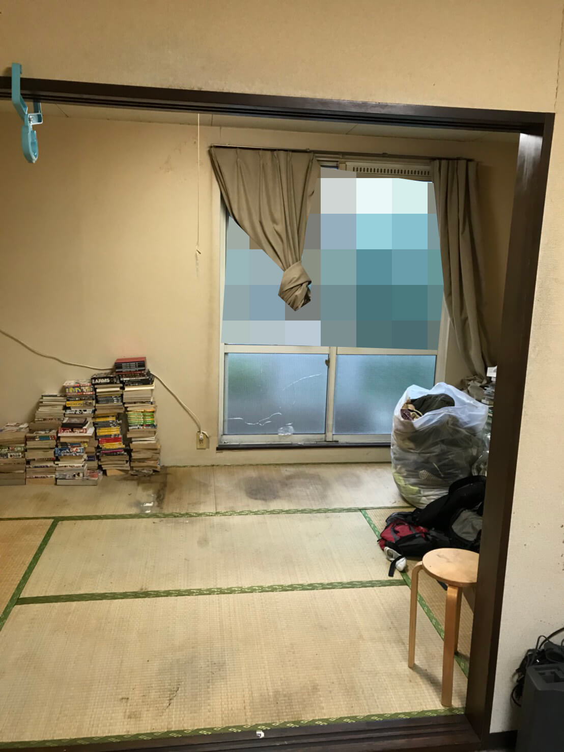 東京都北区でのゴミ屋敷片付け後（寝室）
