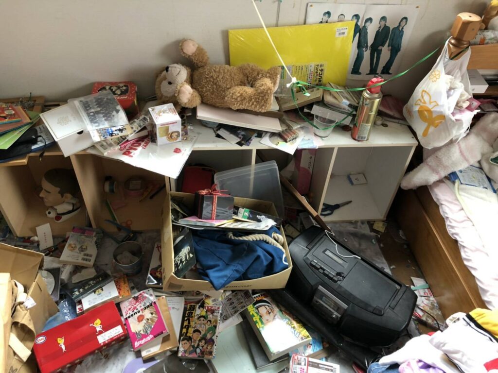 三重県菰野町M様の不用品回収ビフォー01