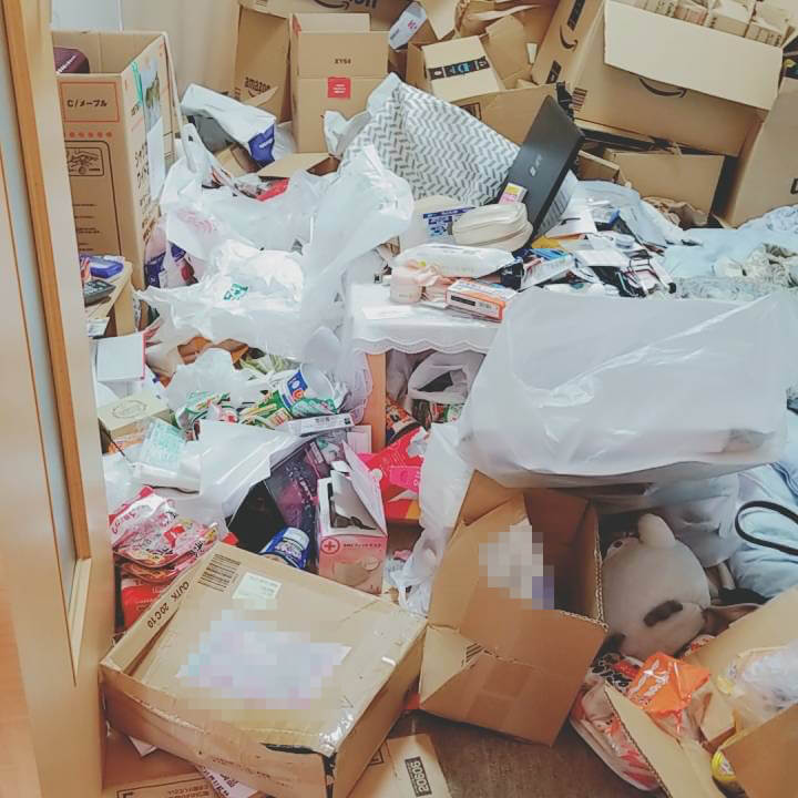 愛知県日進市T様のゴミ屋敷清掃ビフォー