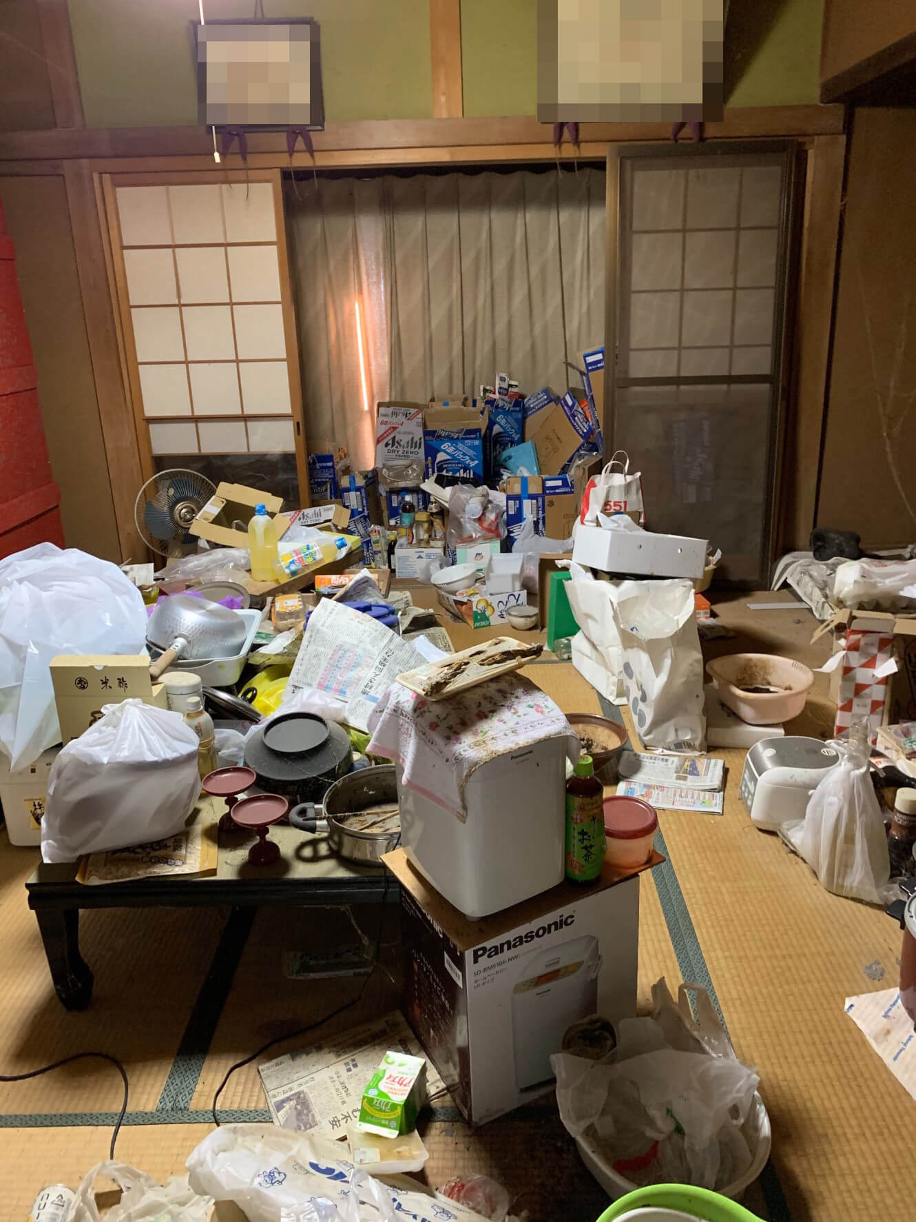 福井県おおい町Ｓ様のゴミ屋敷清掃ビフォー02