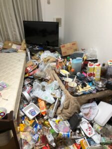 茨城県つくば市T様のゴミ屋敷清掃ビフォー