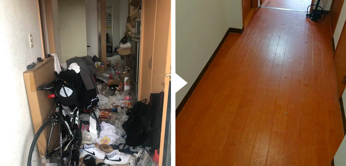 神奈川県横浜市のゴミ屋敷の清掃・掃除費用事例