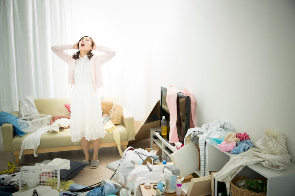 汚部屋のせいで病気になる？汚部屋が心や身体にもたらす影響とは