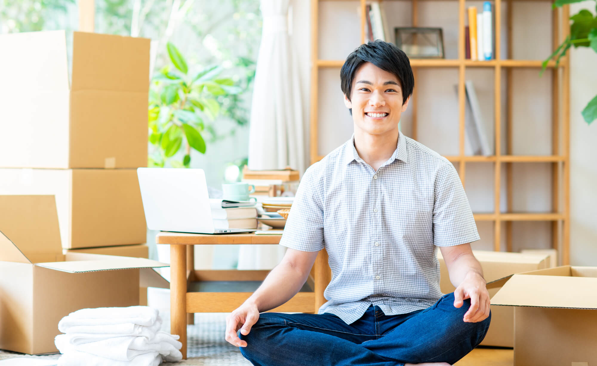 ゴミ屋敷から引っ越した男性