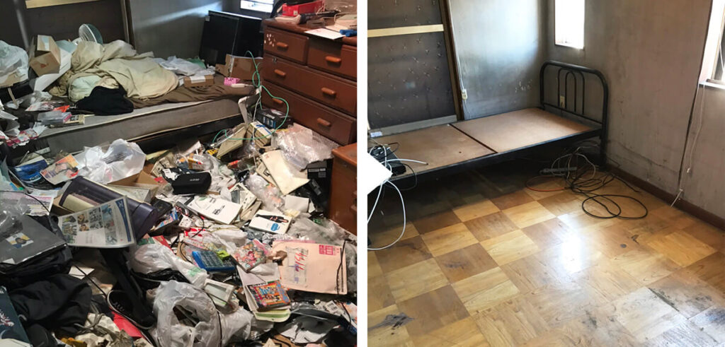 事例2.ゴミ屋敷の片付け実績