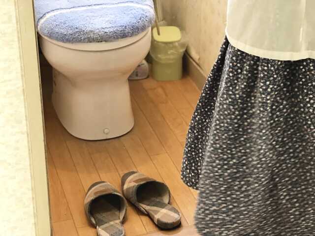 ゴミ屋敷に住む女性のトイレ事情