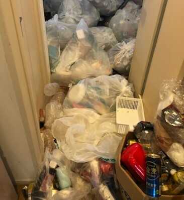 足立区マンション1Kでのゴミ屋敷片付け事例